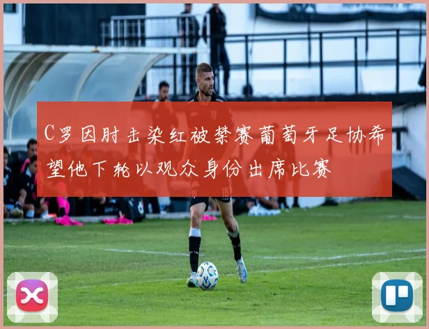 C罗因肘击染红被禁赛葡萄牙足协希望他下轮以观众身份出席比赛
